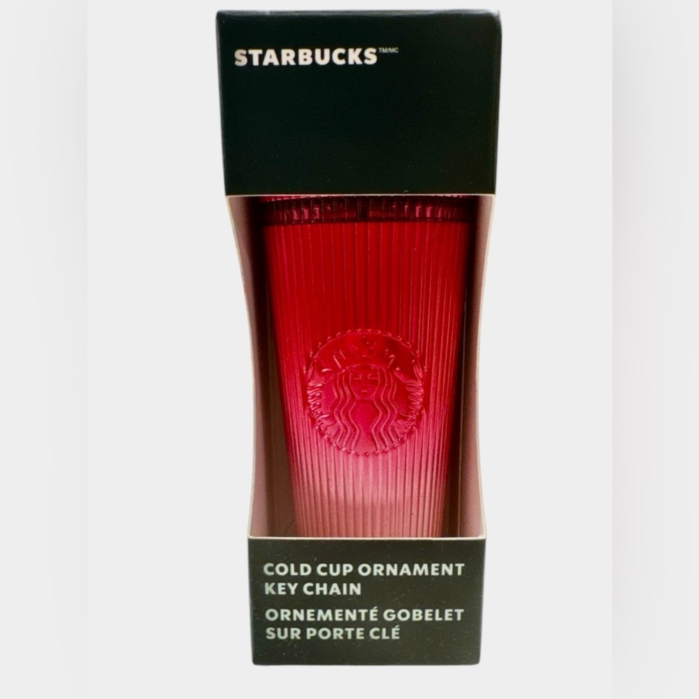 Starbucks 2024 Cold Cup Ornament Keychain
